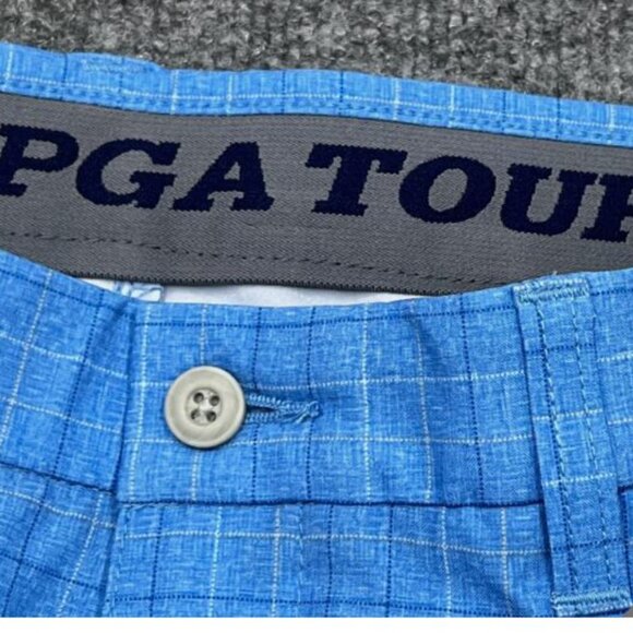 NWT! PGA Tour Active Waistband Stretch 9" Golf Shorts - Picture 3 of 6